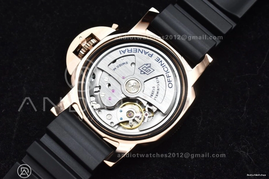 WrinkleFree 992 Best 42mm Dial P PAM2164 Rubber Black VSF Strap on Edition Submersible Black 0422